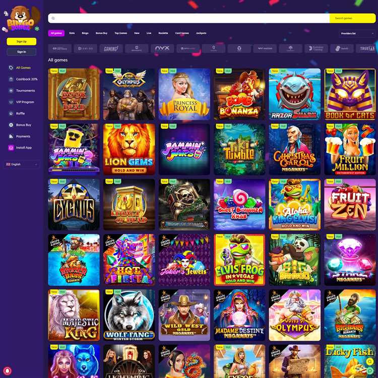 Bingobonga casino online