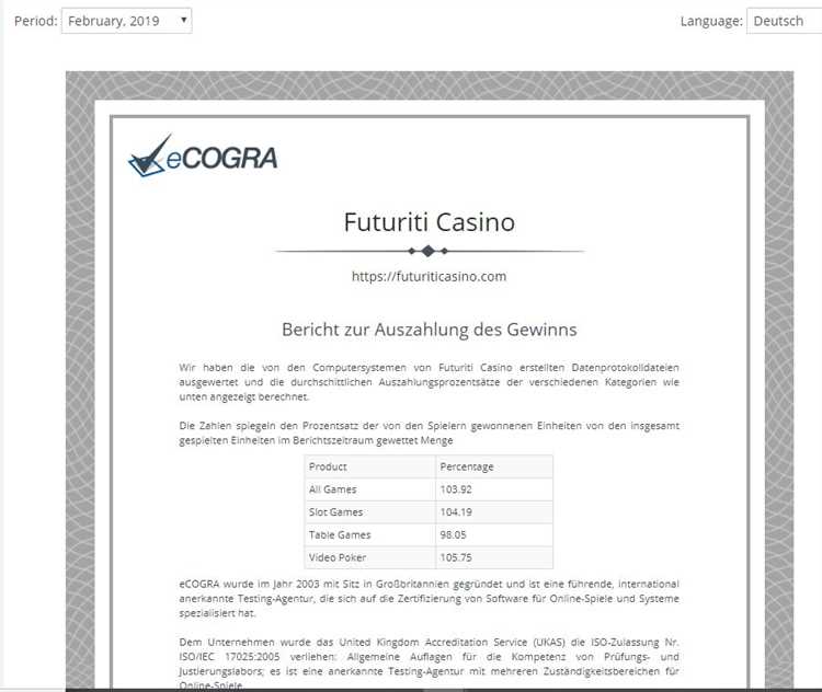 Online casino beste auszahlungsquote