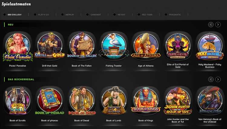 Genießen Sie eine Fülle von Spielen in unserem Online-Casino