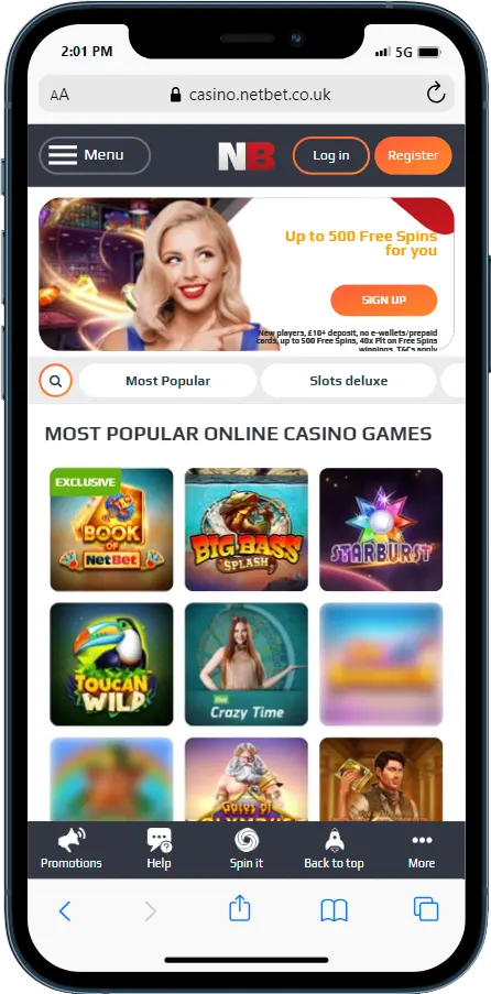 Genießen Sie eine vertrauenswürdige und regulierte Spielumgebung bei Online Casino Netbet