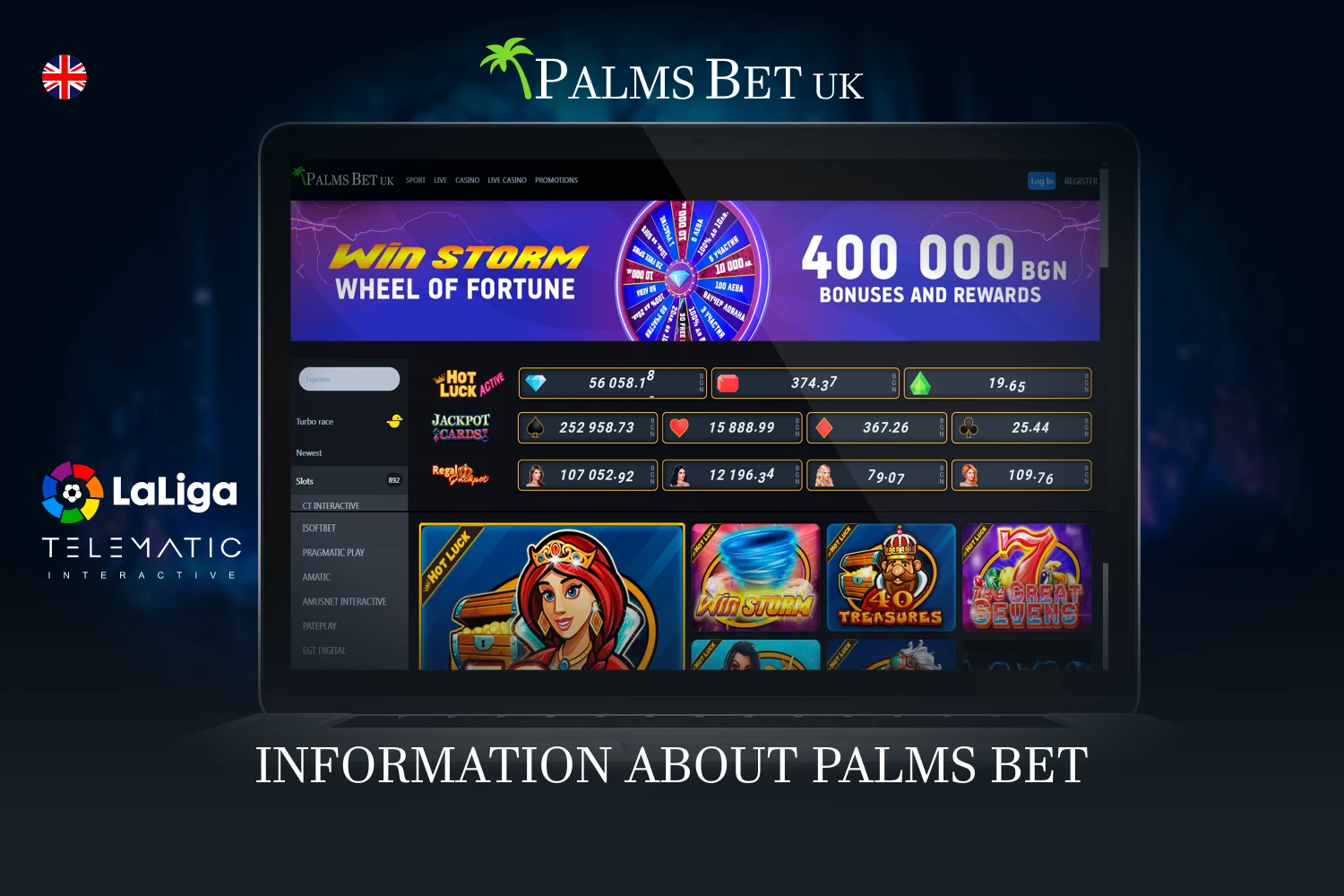 Palms bet casino online